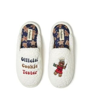 Dearfoams Cozy Comfort Unisex Cookie Tester Scuff Slippers Small 5/6